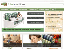 Tablet Screenshot of futoncreations.com